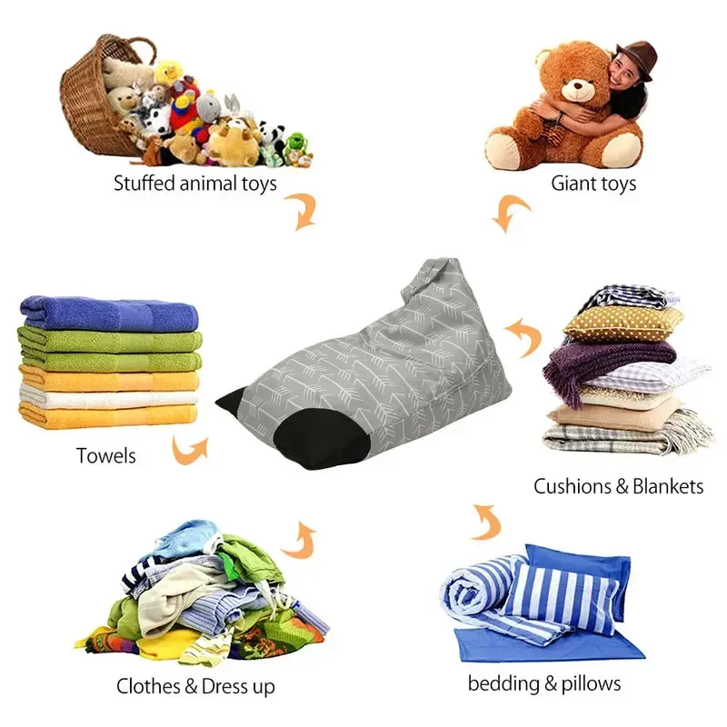 Pouf de Rangement Pliable – Image 5