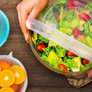 Couvercles Silicone Extensibles Alimentaires